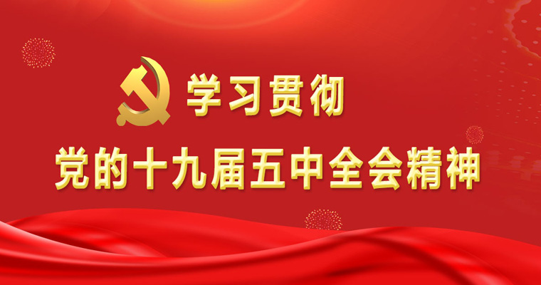 学习贯彻党的十九届五中全会精神